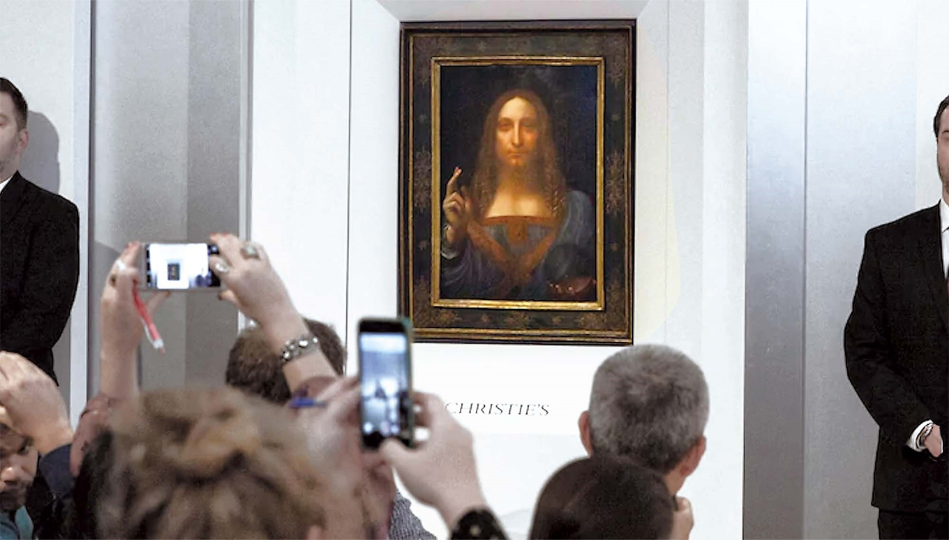「ダ・ヴィンチは誰に微笑む」　美術史上最高額５１０億円で落札されたダ・ヴィンチの「世界の救世主」の真贋を追う衝撃のドキュメント 
