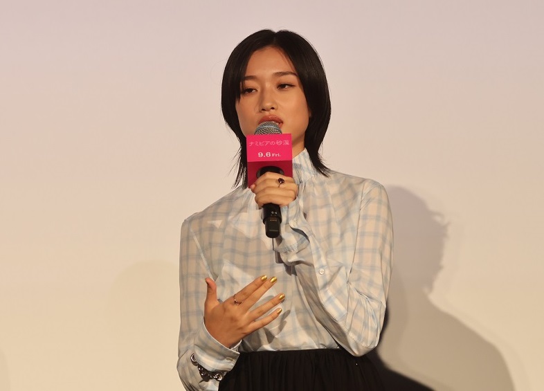 「ナミビアの砂漠」ジャパンプレミア 山中瑤子監督、河合優実、金子大地、寛一郎登壇