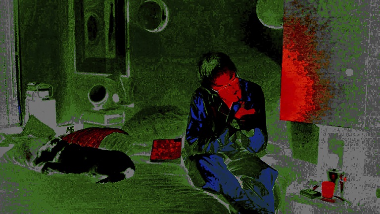 レオス・カラックス監督、新作「ITʻS NOT ME イッツ・ノット・ミー」の先行上映会でQ&A
