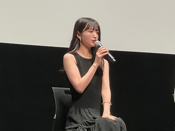 第38回東京国際映画祭コンペ部門「恒星の向こう側」舞台挨拶　乃木坂46・久保史緒里、朝倉あき、中川龍太郎監督登壇